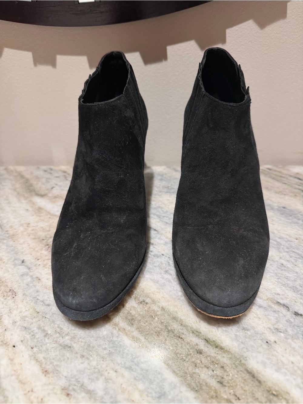 AVC by Adrianna W. Campanille Black Suede Women's Ankle Boots